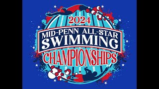 2024 Mid Penn Swim League All Star Swimming Championships [upl. by Ellinet559]