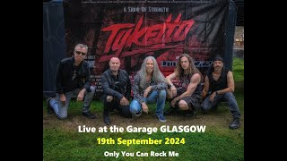 Tyketto Live at the Garage Glasgow 19th September 2024 Only You Can Rock Me [upl. by Noellyn]