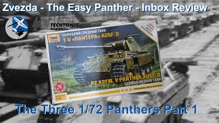 The Three 172 Scale Panther Tanks  Inbox Review Part 13  Zvezda [upl. by Vere]