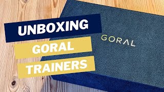 Unboxing a pair of GORAL Boulsover trainers  Handcrafted Resoleable Sneakers  Made in Sheffield [upl. by Acissehc]