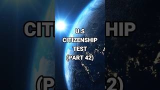 US Citizenship Test Part 42  Can you answer these USA questions quiz uscitizenship quiztime [upl. by Inna]