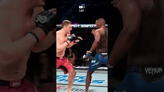 Israel Adesanya Knocks Out Sergei Pavlovich ufc5 ufc5gameplay [upl. by Eelesor523]