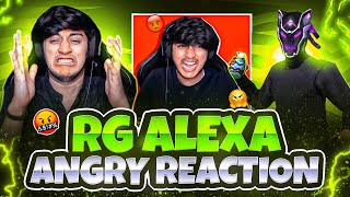 RG ALEXA ANGRY REACTION 😤 ON MY NADES 💣  FREE FIRE INDIA 🇮🇳 [upl. by Aicac]