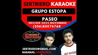 PASEO  ESTOPA DEMO SERTRIERO KARAOKE [upl. by Annetta401]