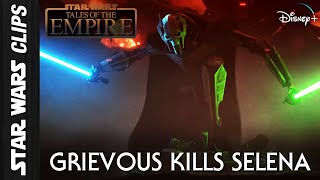 General Grievous vs Nightsister Warrior 4K HDR  Tales of the Empire [upl. by Yenahpets]