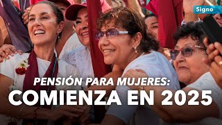 Inscripción para pensión de mujeres desde octubre de este 2024 [upl. by Jaquelin]