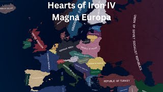 Magna Europa Timelapse  HOI4 Timelapse [upl. by Evets]