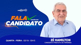 FALA CANDIDATO  Zé Hamilton candidato a Prefeito de Parnaiba [upl. by Vernice]