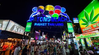 Bangla Walking Street Patong Beach Phuket Thailand 🇹🇭 4K Walking Tour [upl. by Athey]