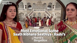 Rashis Death Scene  Most Emotional Scene of Saath Nibhaana Saathiya  Devoleena  Rucha [upl. by Nnor]