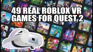 Fun Roblox VR Games To Play On Quest 23 [upl. by Lynnworth]