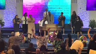 God Is With Us  Kathy Taylor Snippet at Grace Cathedral Ministries Sumter [upl. by Vasiliu221]