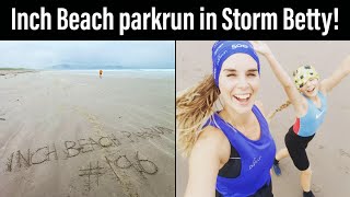 Inch Beach parkrun in Storm Betty Exploring the Dingle Peninsula and Running in a Storm [upl. by Case163]