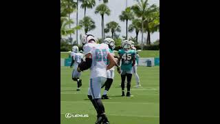 TEDDY BRIDGEWATER TO MIKE GESICKI AT MIAMI DOLPHINS TRAINING CAMP 2022 [upl. by Glennis]