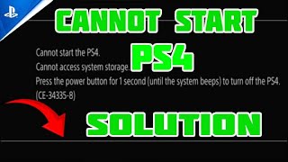 Cannot start the PS4  Cannot access system storage  Tamil [upl. by Ttirrej]