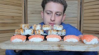 ASMR Eating  SUSHI 🍣 [upl. by Namad]