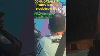 fifa World Cup Qatar 🇶🇦 2022 volunteers ceremoniesfifavolunteer fifaqatar2022 fifaworkforcefifa [upl. by Nairb58]