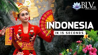 Indonesia in 15 Seconds  Blue Lotus Vacations UK  Bali  Java  Indonesia [upl. by Welcy]