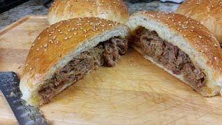 Brioche Buns stuffed with Pulled Pork Recipe [upl. by Nnylaf]