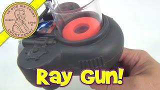 Electronic Toy Laser Ray Gun Shoots Foam Discs with Cool Sound Effects [upl. by Neiht503]