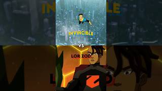 Invincible vs Lor Zod vs invincible dc edit shorts 1v1 youngjustice [upl. by Llejk]