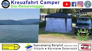 Seecamping Berghof Ossiacher See  Villach  Kärnten  Österreich  Stellplatz Guide 14 [upl. by Enylrac996]