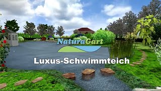 Entdecke den LuxusSchwimmteich Schwimmteich 600 m³ [upl. by Calendra]