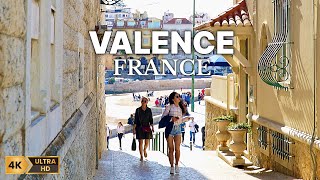 Valence France 4K Walking Tour Beautiful City in France [upl. by Annid]