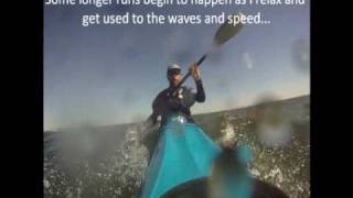 Valley Rapier 18 Kayak Downwind run [upl. by Annay]