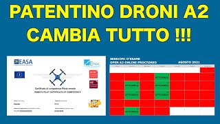 PATENTINO DRONI A2 CAMBIA TUTTO [upl. by Drawoh]