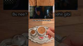 Hürrem Sultan Türk Kahvesi Tadıyor☺️ turkiscoffe türkkahvesi [upl. by Adli]