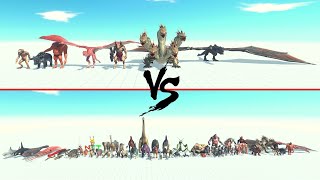 Fantasy Vs All Units ARBS  Animal Revolt Battle Simulator [upl. by Saibot]