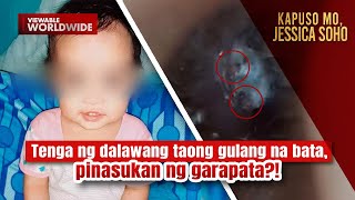 Tenga ng dalawang taong gulang na bata pinasukan ng garapata  Kapuso Mo Jessica Soho [upl. by Tloh]