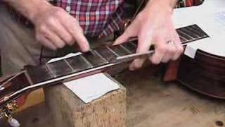 Fret Dressing and SetUp for Classical guitar [upl. by Yhtnomit]