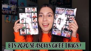 UNBOXING BTS 방탄소년단 2020 SEASON’S GREETINGS REACTION [upl. by Oniratac]