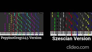 Dark Midi Comparison  Sony Ericsson Greeting Ringtone Szescian Vs Me [upl. by Tarabar]