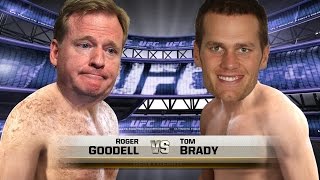 Roger Goodell VS Tom Brady  Battle for DeflateGate  EA Sports UFC [upl. by Anassor]