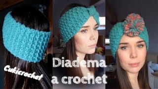 DIADEMA Tejida A CROCHET  GANCHILLO FÁCIL Y CUKI PASO A PASO 1 2 3  ACABADOS [upl. by Aseeral811]