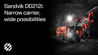 Sandvik DD212i Narrow carrier wide possibilities [upl. by Marten]