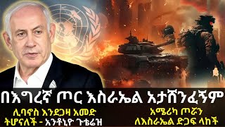 ሄዝቦላህ በእግረኛ ጦርነት እስራኤልን አንበረክካለው ፤ [upl. by Carrillo]