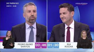 Debate 5 Fev Pedro Nuno Santos PS contra Rui Rocha IL  Eleições Legislativas 2024 [upl. by Onifled924]