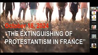 THE EXTINGUISHING OF PROTESTANTISM IN FRANCE  PASTOR EDRIC [upl. by Arliene]