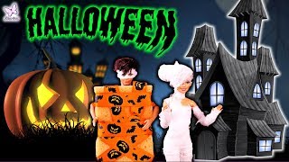 Rodzinka Barbie  MUMIA I KEN PRZEBRANY ZA GĄBKĘ  Bajka po polsku z lalkami Halloween [upl. by Diandra]