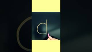 Bee drawing with letter d shorts art ytshorts shortvideo creativeartflick [upl. by Arlinda994]