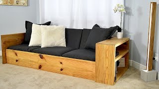 DIY Sofa Bed  Turn this sofa into a BED [upl. by Eidna]