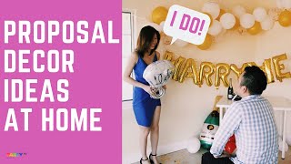 HOW TO  DIY Proposal Decoration Ideas At Home [upl. by Kruse]