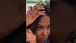 Curly Ponytail Tutorial NO GLUE Install Clip Ins Extension [upl. by Eelsew]