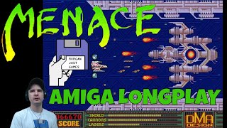 Menace  Amiga Longplay  DMA Design  Psygnosis  Playthrough [upl. by Lukey646]