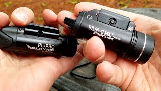 Olight PLPRO Valkyrie vs Streamlight TLR1 HL [upl. by Marchelle]