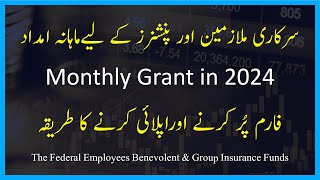 How to Apply for Monthly Grant  Form of Monthly Grant for Federal Employees in 2024 [upl. by Kilam]